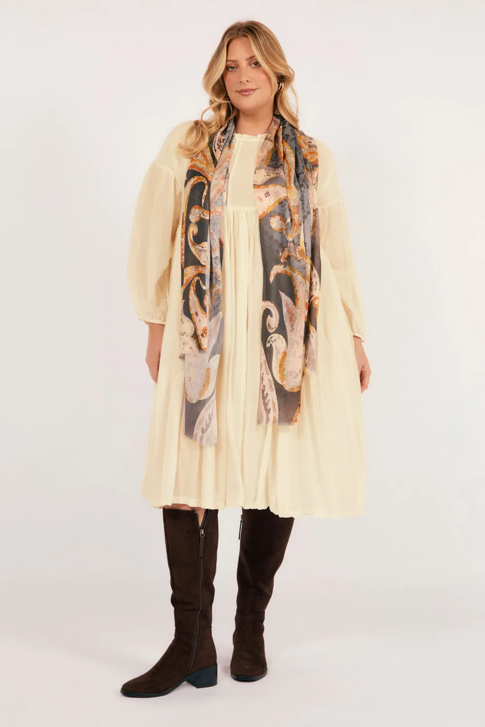Celestial Paisley Scarf sold by Adrift product image thumbnail 5