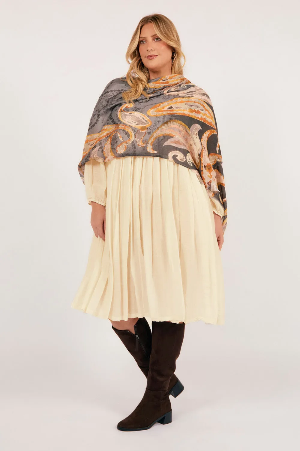 Celestial Paisley Scarf sold by Adrift product image thumbnail 3