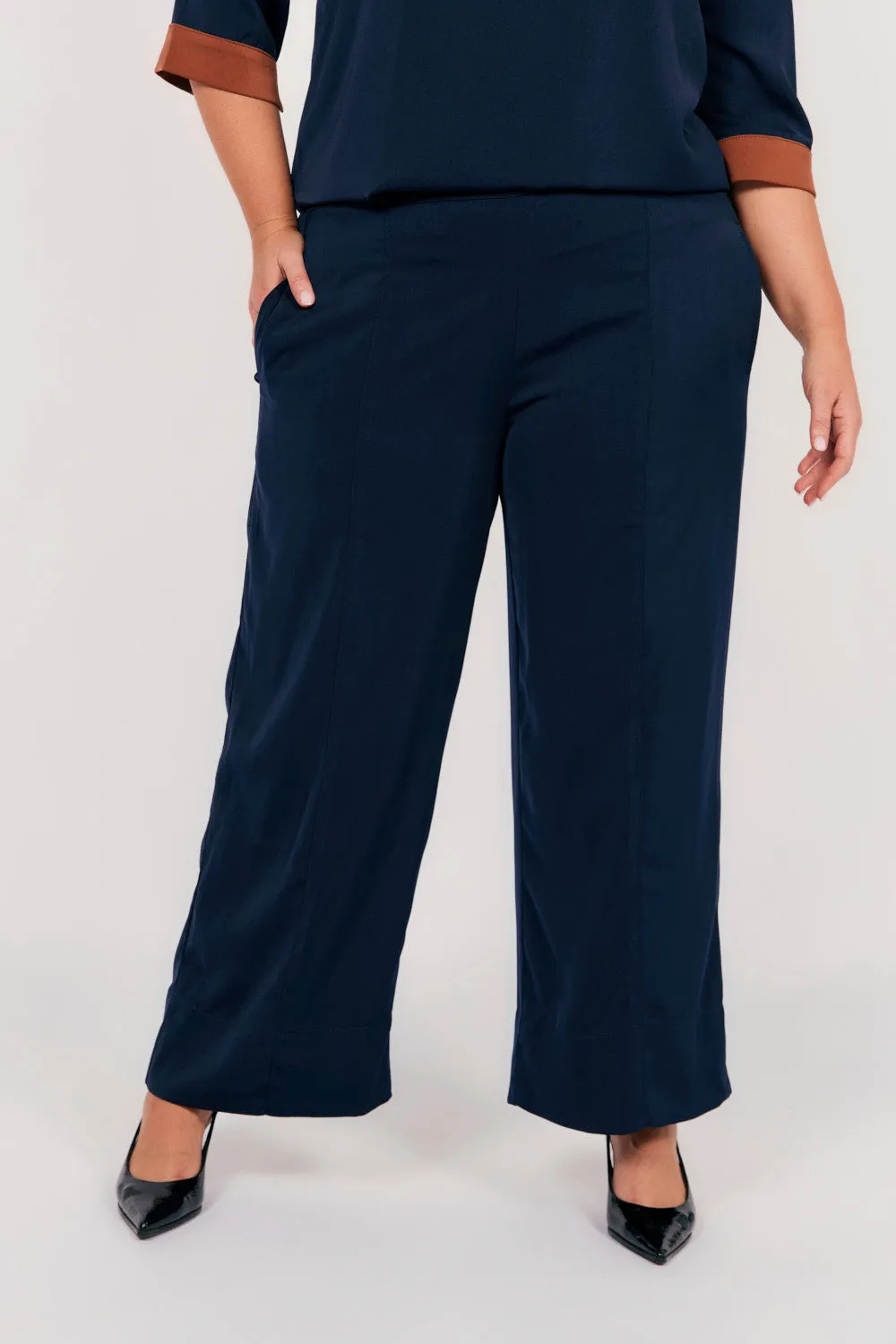 Camille Wide Leg Pant in Tribeca sold by Adrift product image thumbnail 2