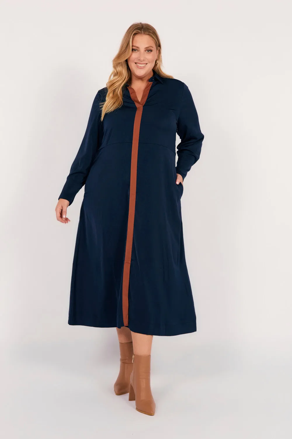 Grace Dress in Tribeca sold by Adrift