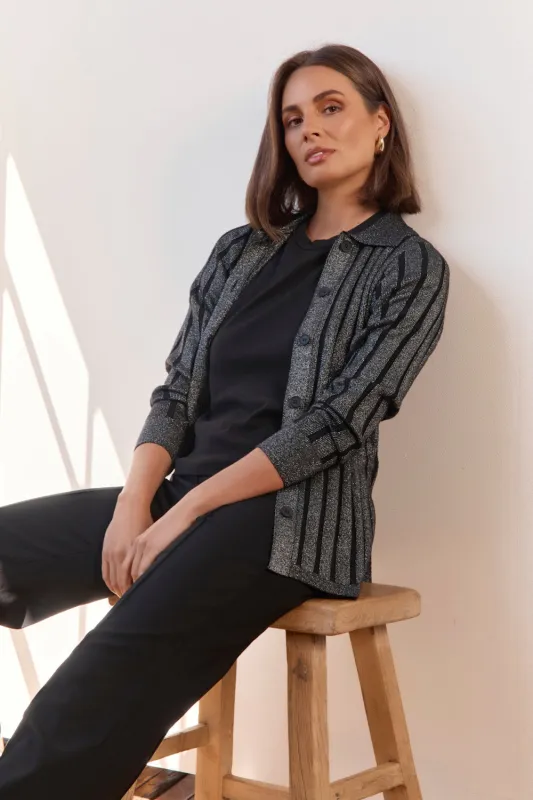 Knitted Cardigan in Shooting Star sold by Adrift