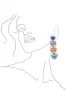 Kind Hearts Drop Earrings in Pastel sold by Adrift