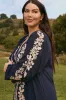 Robin Embroidered Tunic Dress in Midnight Pearl sold by Adrift