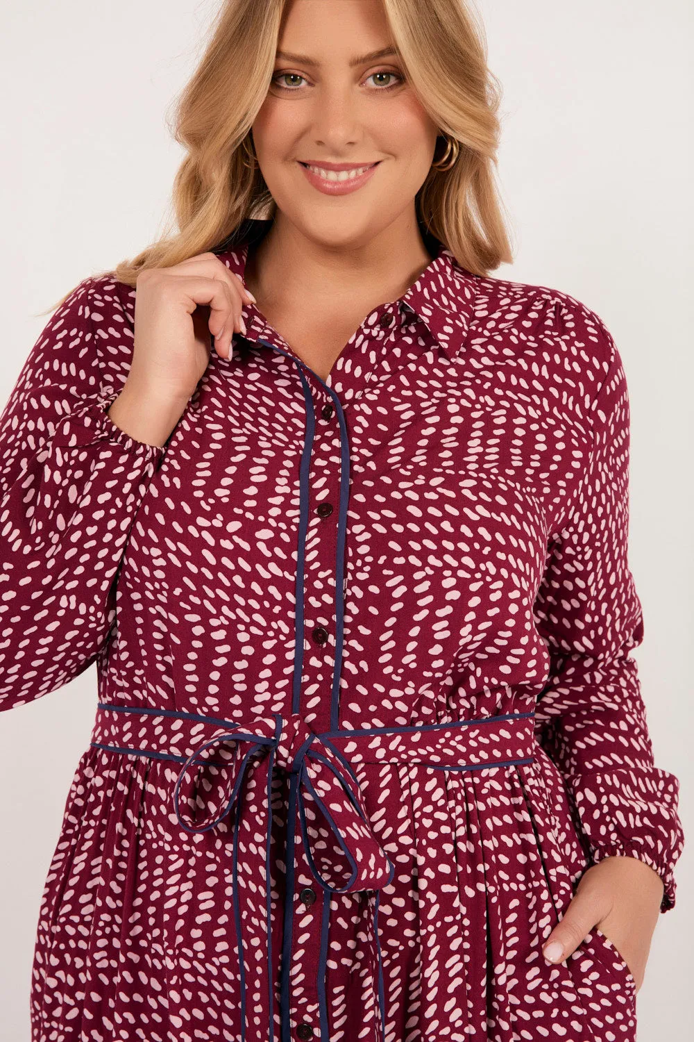 Ginette Long Sleeve Maxi Dress in Nova sold by Adrift product image thumbnail 3