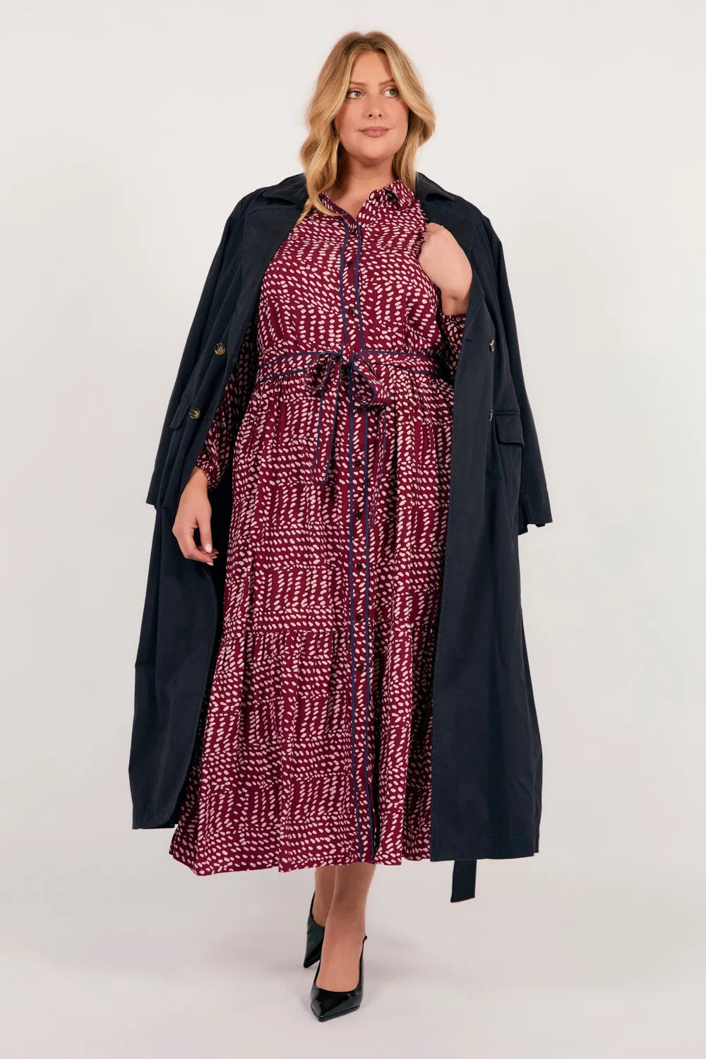 Ginette Long Sleeve Maxi Dress in Nova sold by Adrift product image thumbnail 2