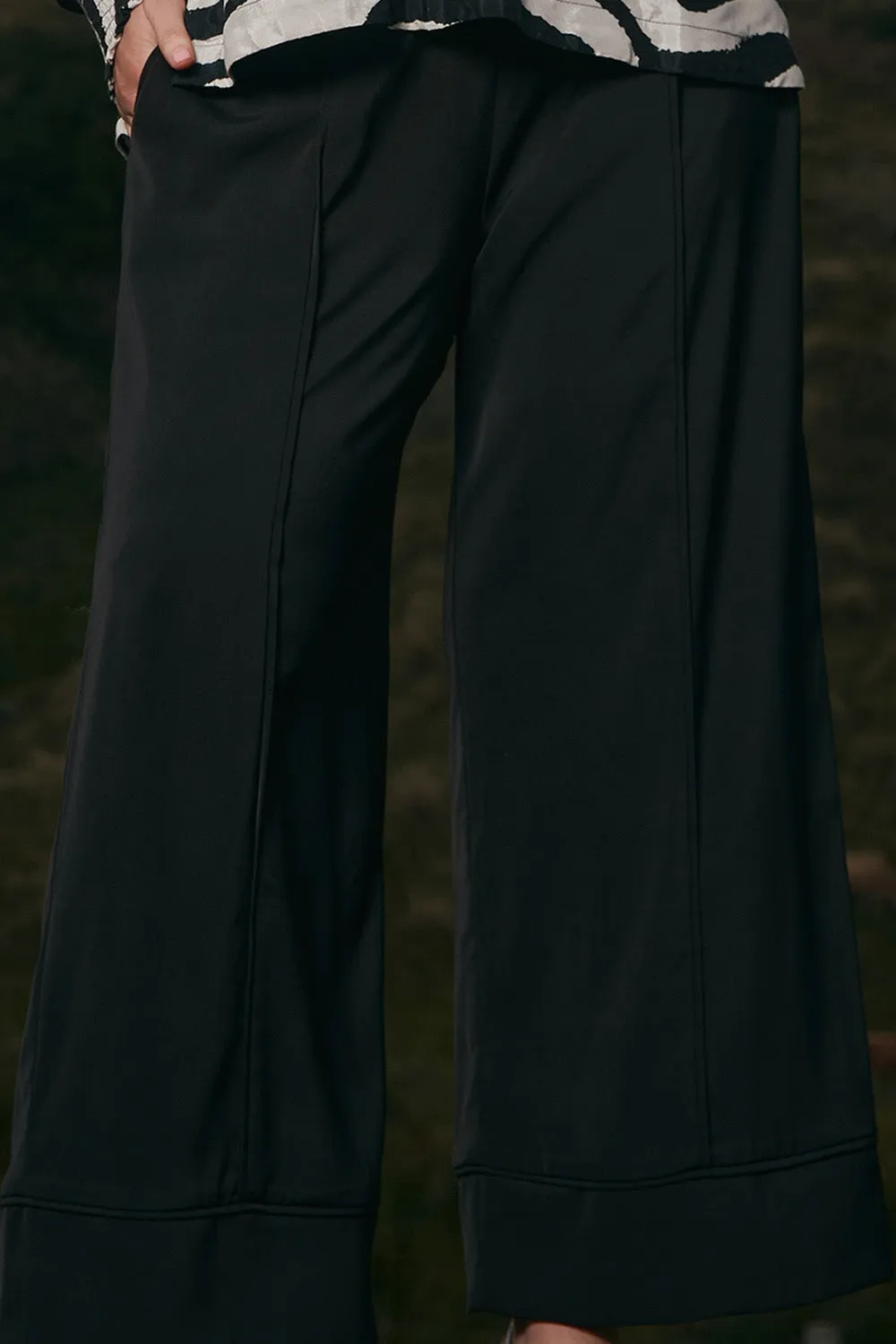 Cleo Wide Leg Pant in Black sold by Adrift product image thumbnail 3