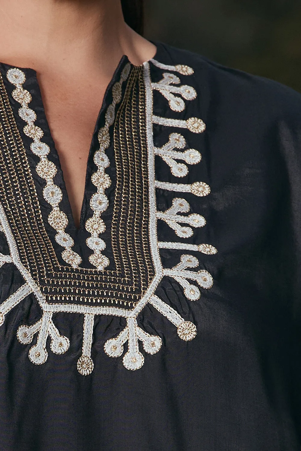 Georgina Embroidered Top in Bengal sold by Adrift product image thumbnail 4