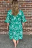 Ingrid Short Dress in Verdant Paradise sold by Adrift