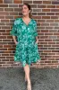 Ingrid Short Dress in Verdant Paradise sold by Adrift