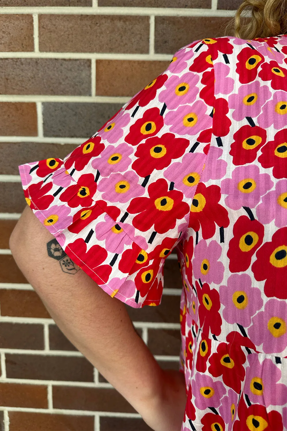 Sabrina Maxi Dress in Poppy Tango sold by Adrift product image thumbnail 3