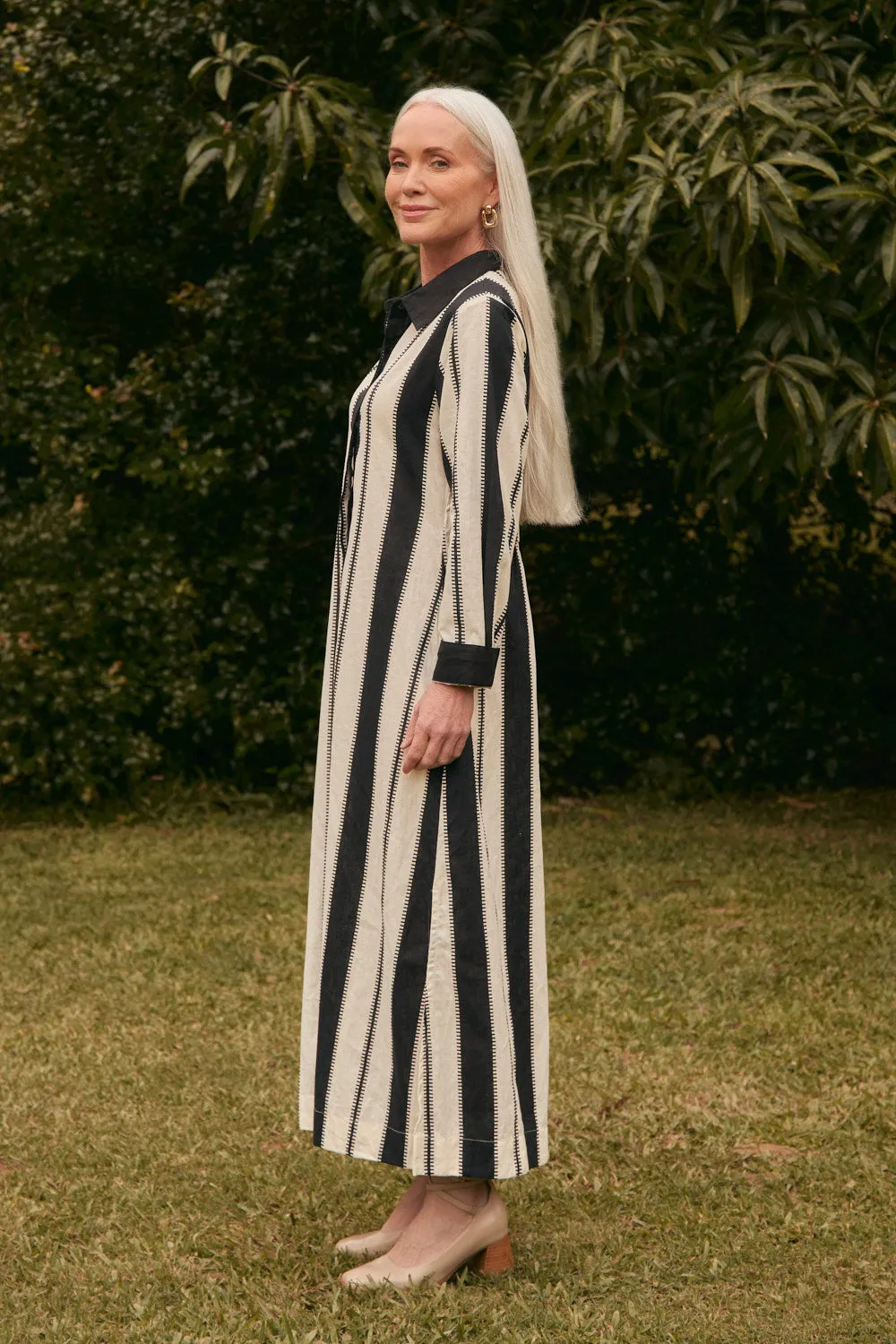 Gracie Long Sleeve Dress in Shibuya sold by Adrift product image thumbnail 5