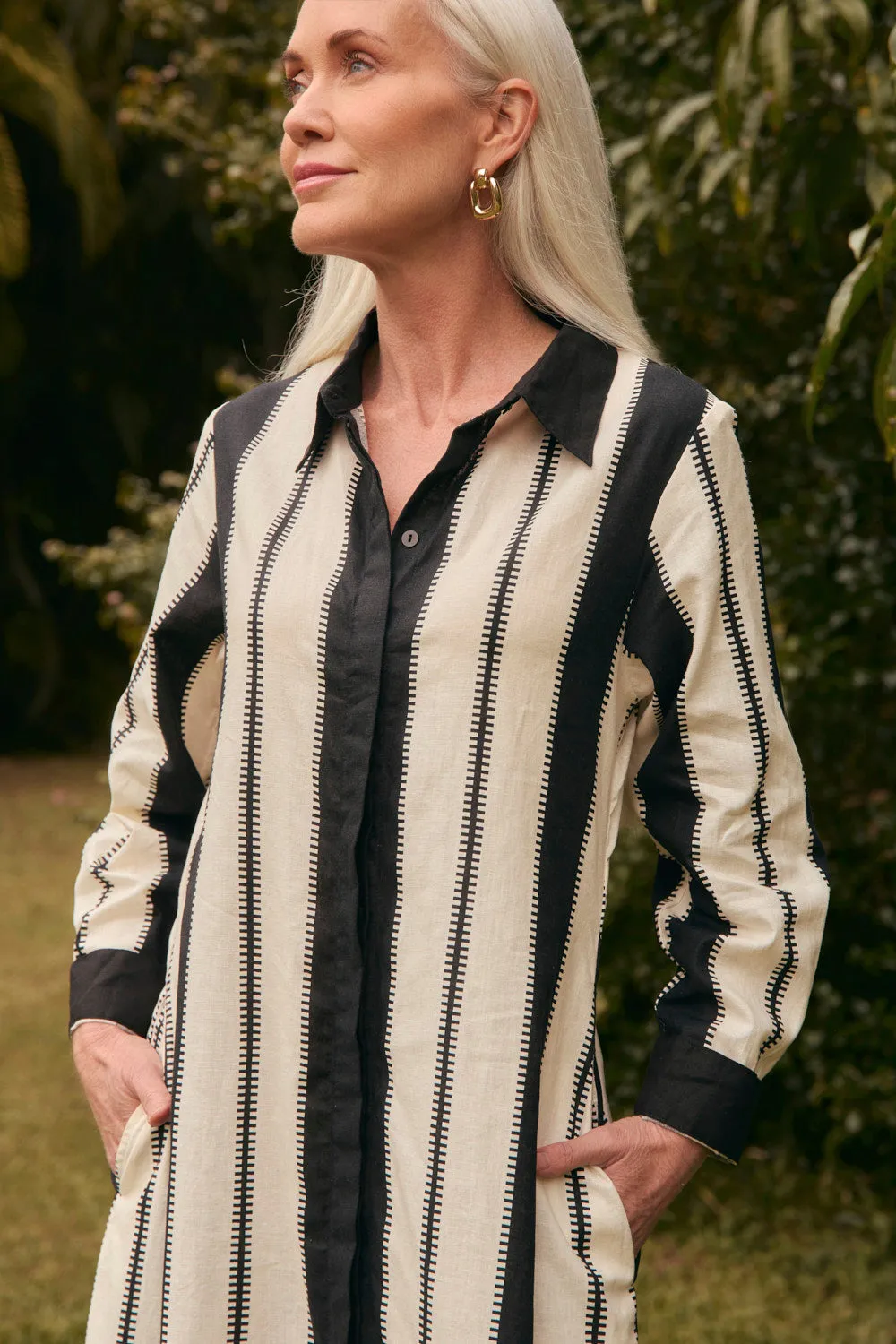 Gracie Long Sleeve Dress in Shibuya sold by Adrift product image thumbnail 2