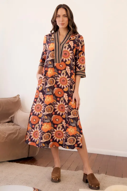 Tia Tunic Dress in Abigail sold by Adrift