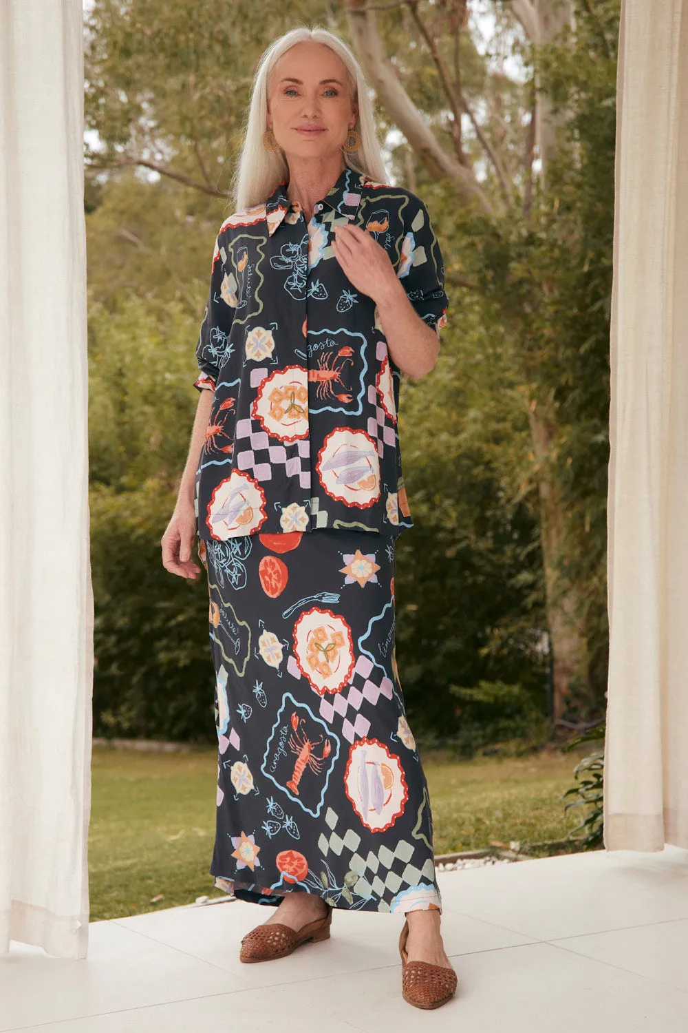 Oversized Boyfriend Shirt in New Orleans sold by Adrift product image thumbnail 2