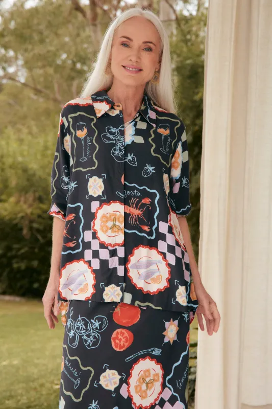 Oversized Boyfriend Shirt in New Orleans sold by Adrift