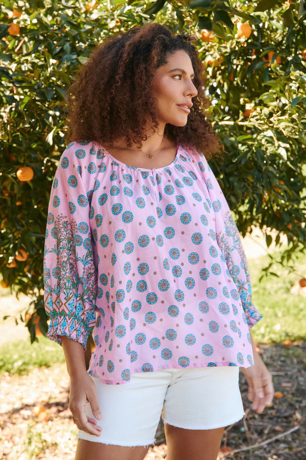 Sara Blouse in Shalimar sold by Adrift product image thumbnail 2