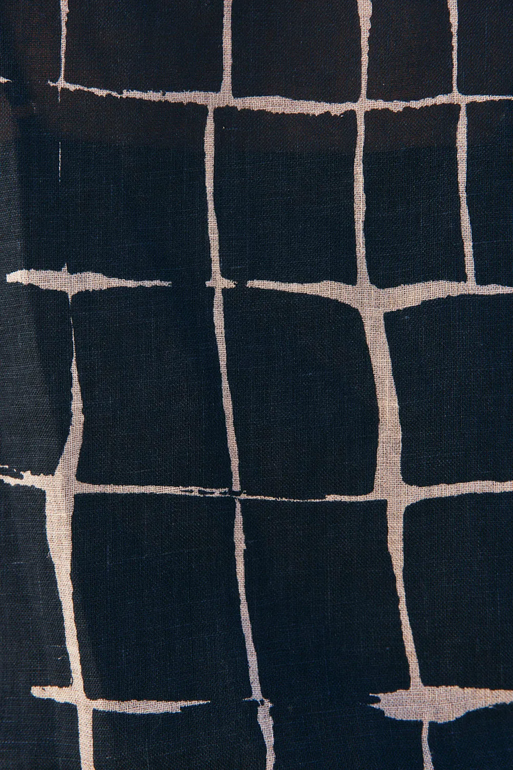 Tamara Linen V-Neck Dress in Woven Echo sold by Adrift product image thumbnail 5