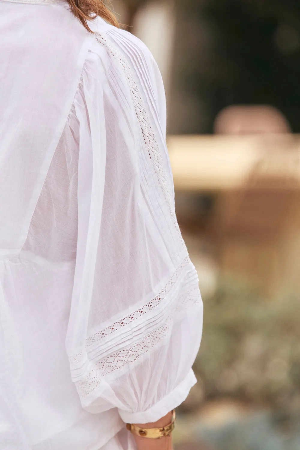 Cairo Boho Blouse in Windsong sold by Adrift product image thumbnail 4