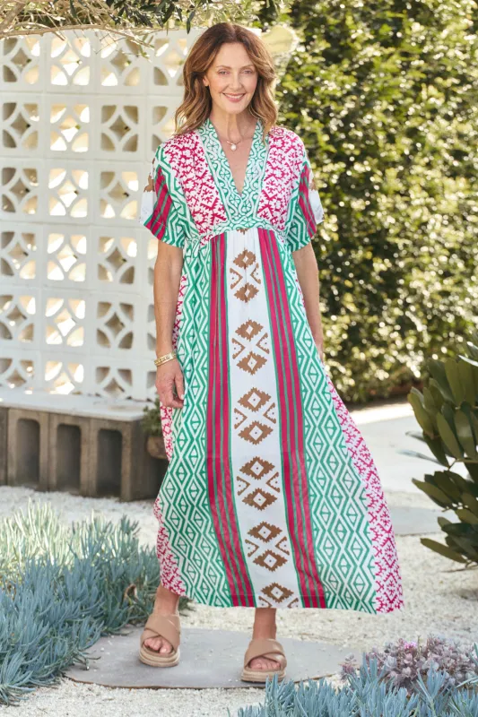 Tahlia Plunge Dress in Serenade sold by Adrift