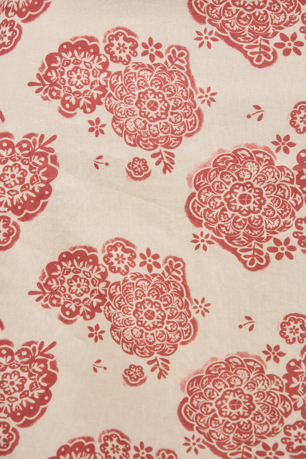 Cairo Boho Blouse in Moroccan Belle Coral sold by Adrift product image thumbnail 5