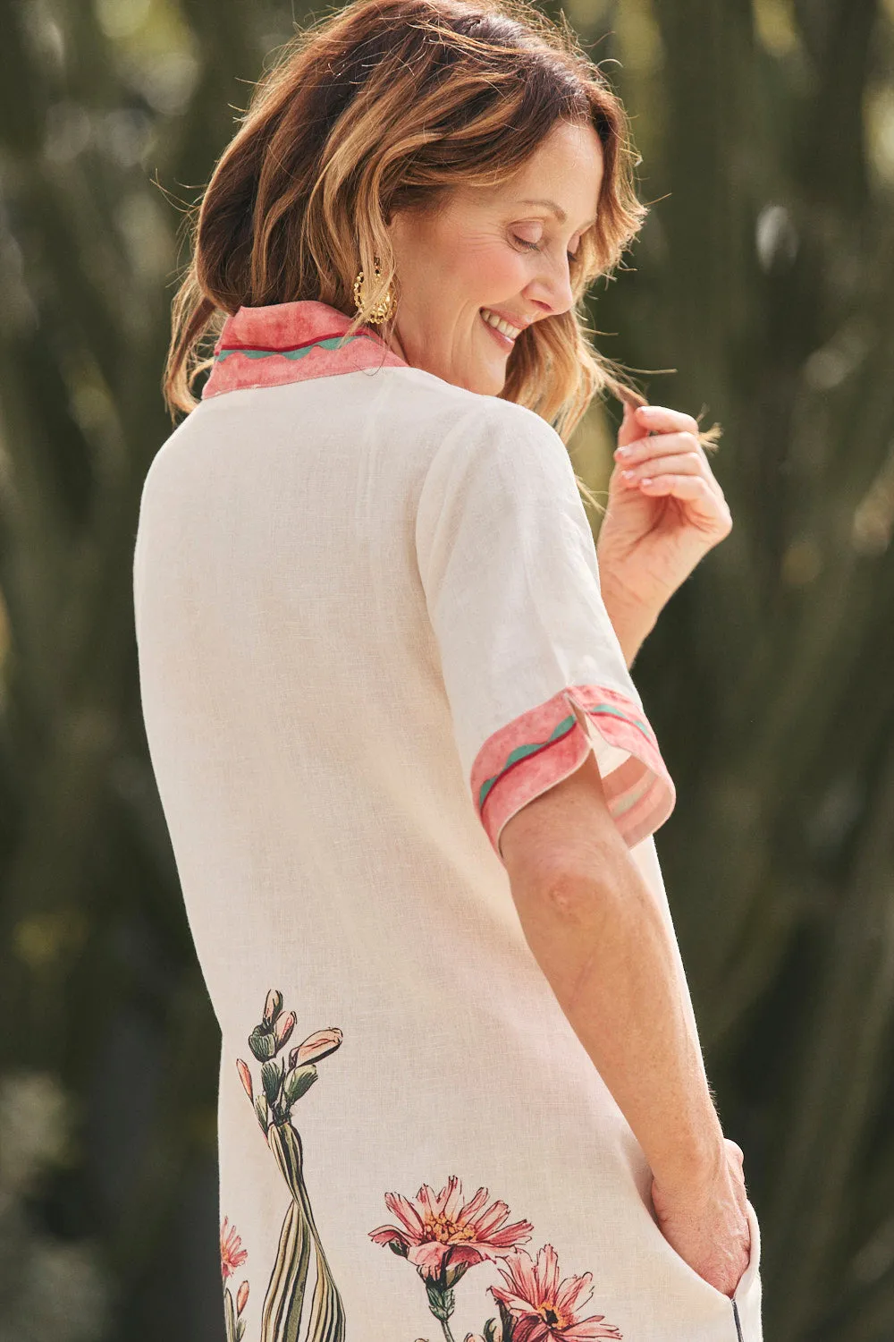 Tia Tunic Dress in Siciliana sold by Adrift product image thumbnail 3