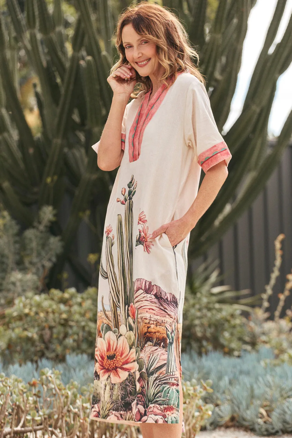Tia Tunic Dress in Siciliana sold by Adrift product image thumbnail 2
