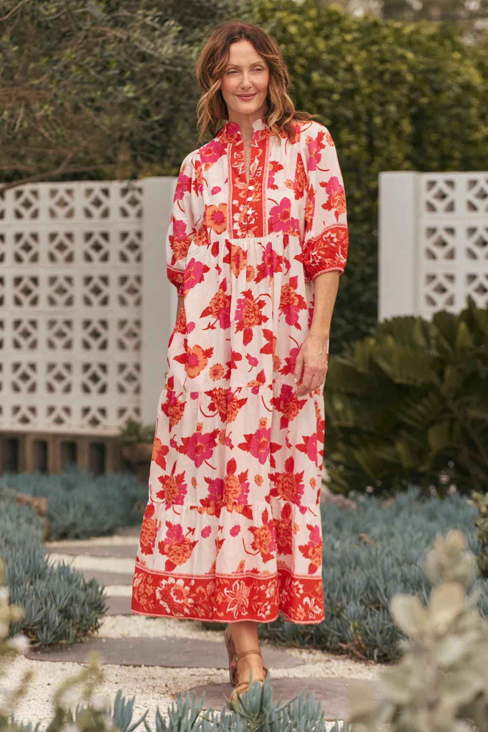 Mirabelle Frill Dress in Thistle sold by Adrift product image thumbnail 4