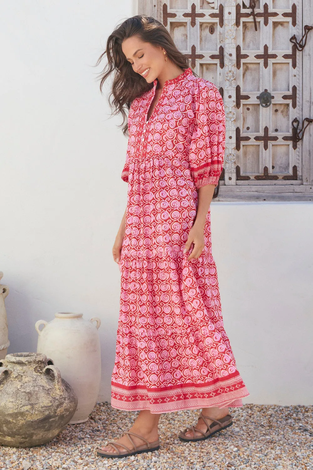 Mirabelle Frill Dress in Emberlyn sold by Adrift product image thumbnail 3