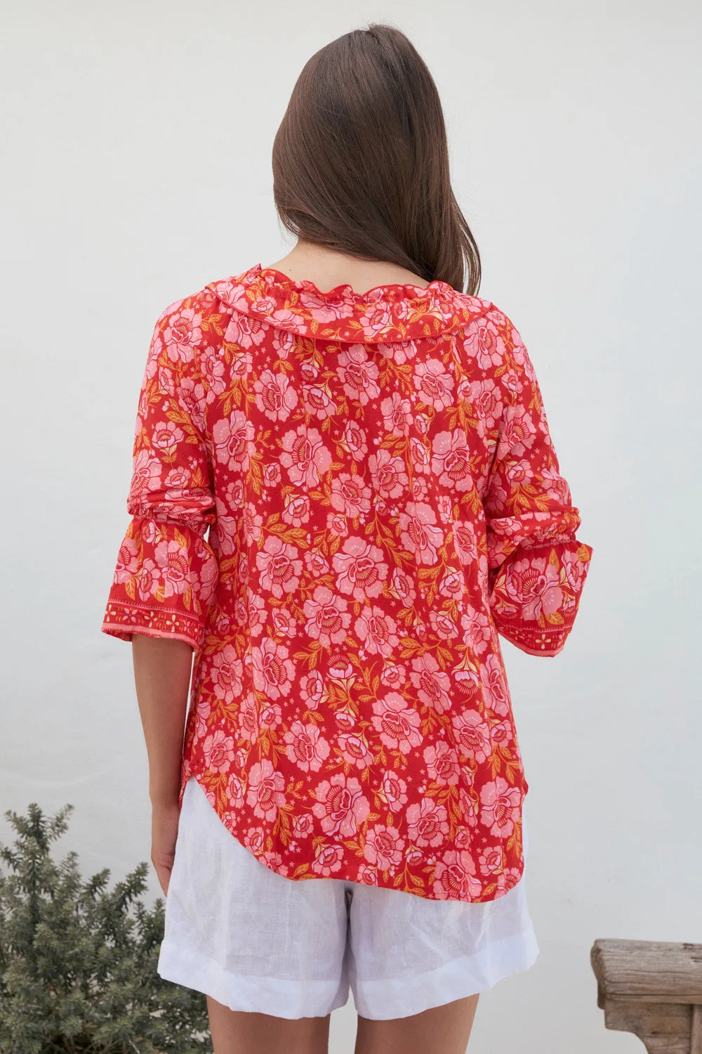 Pippy Blouse in Cherry Jubilee sold by Adrift product image thumbnail 5