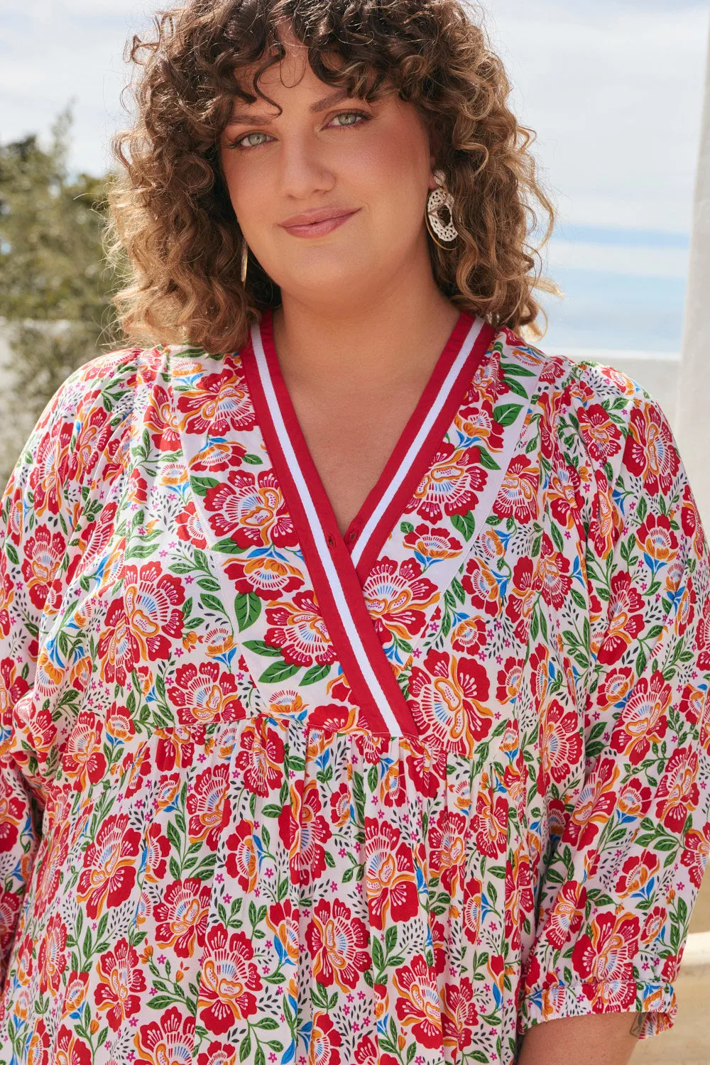 Cairo Boho Dress in Verdelle sold by Adrift product image thumbnail 2