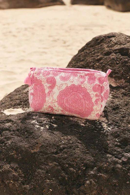Medium Cosmetic Pouch in Paisley Charm sold by Adrift