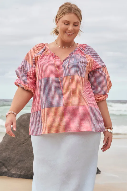 Delilah Blouse in Bliss sold by Adrift