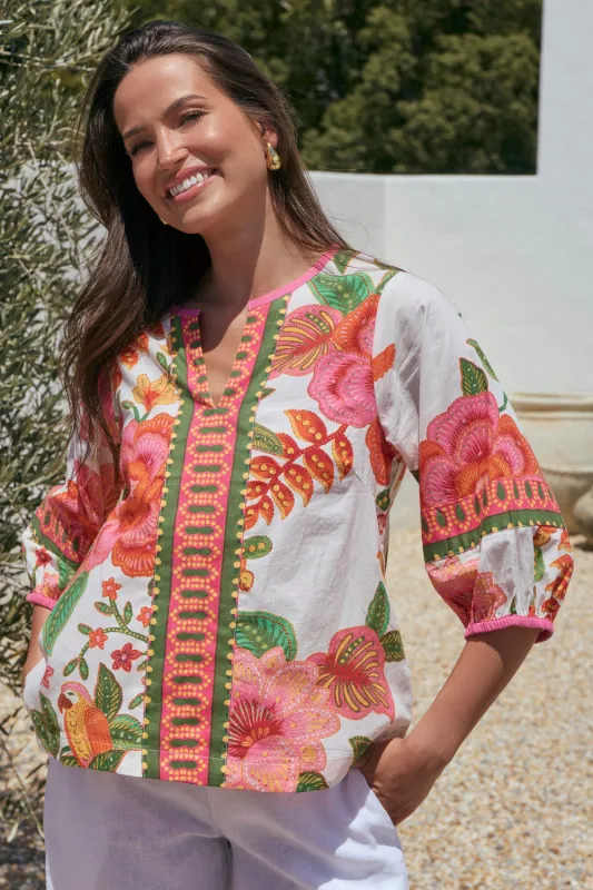 Amia Top in La Rambla sold by Adrift