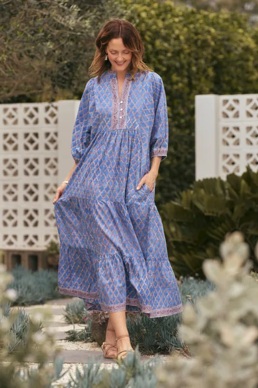 Mirabelle Frill Dress in Elowen sold by Adrift