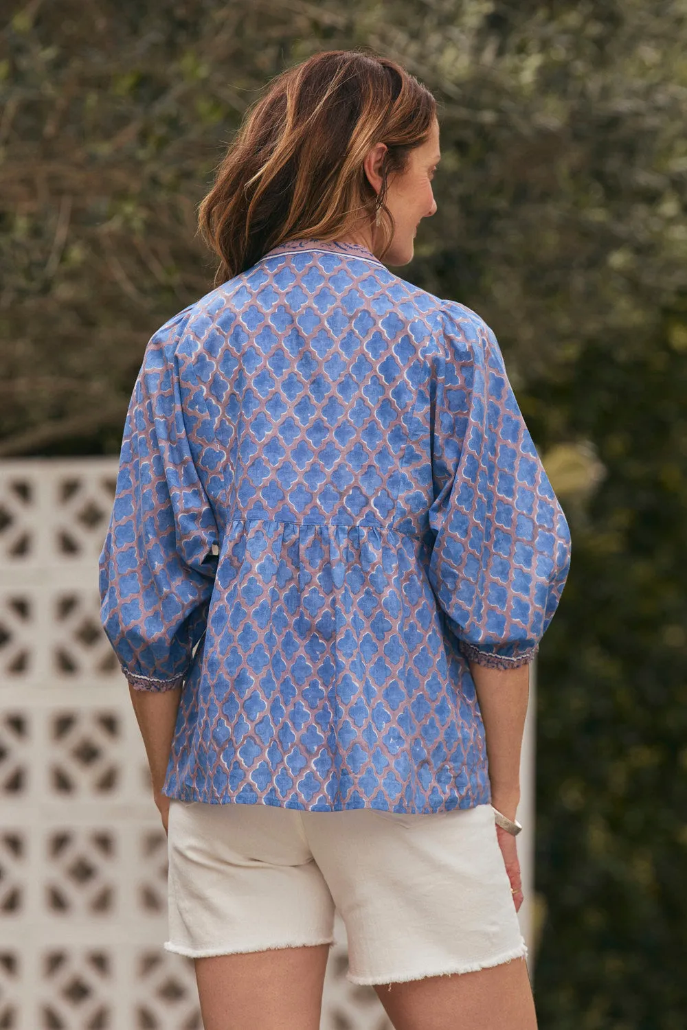 Cairo Boho Blouse in Elowen sold by Adrift product image thumbnail 4