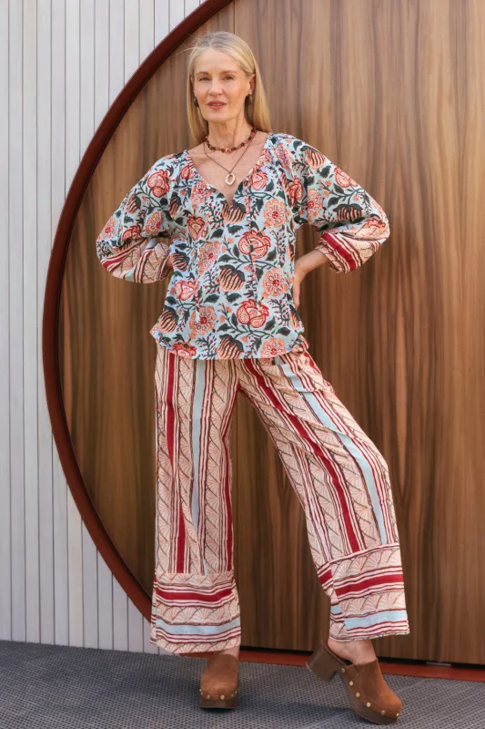 Breezy Relaxed Pant in Riviera made by Adrift