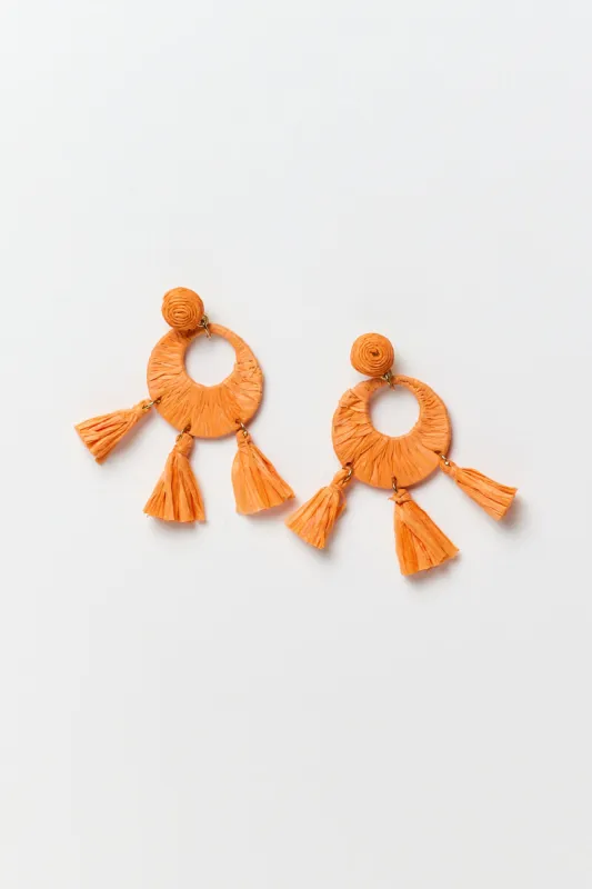 Willow Earrings in Orange sold by Adrift