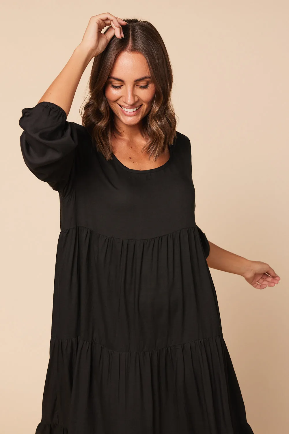 Sabre Long Sleeve Dress in Black sold by Adrift product image thumbnail 3