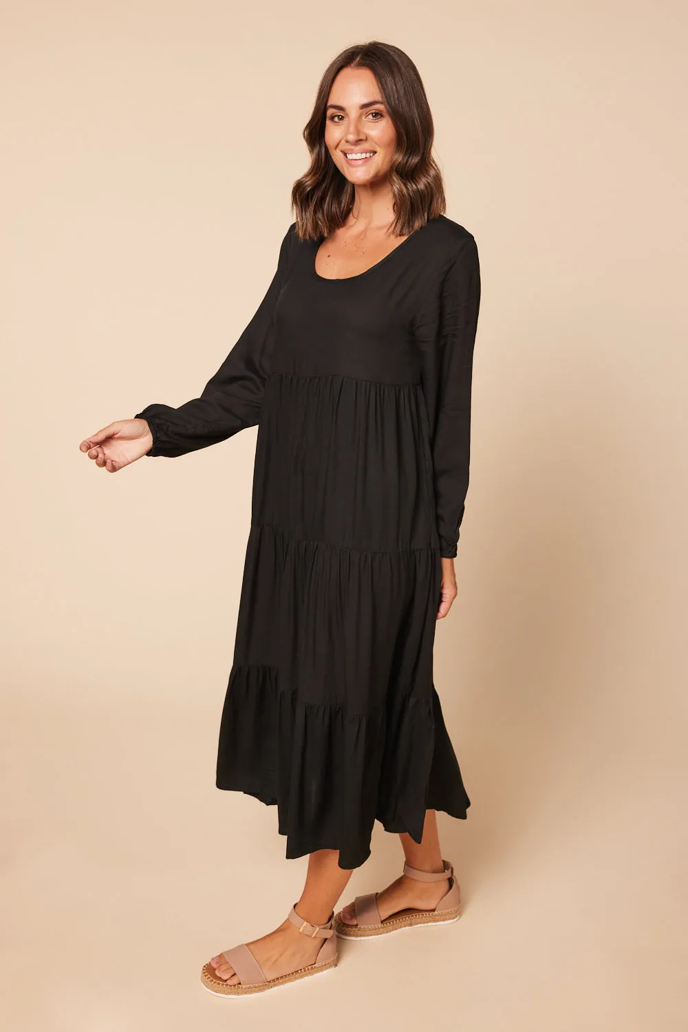 Sabre Long Sleeve Dress in Black sold by Adrift product image thumbnail 5