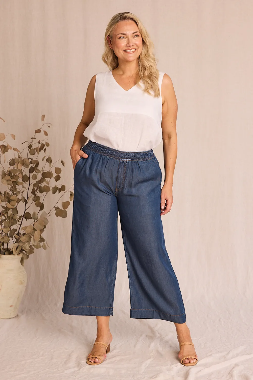 Breezy Cropped Pant - COMBINED LISTING sold by Adrift