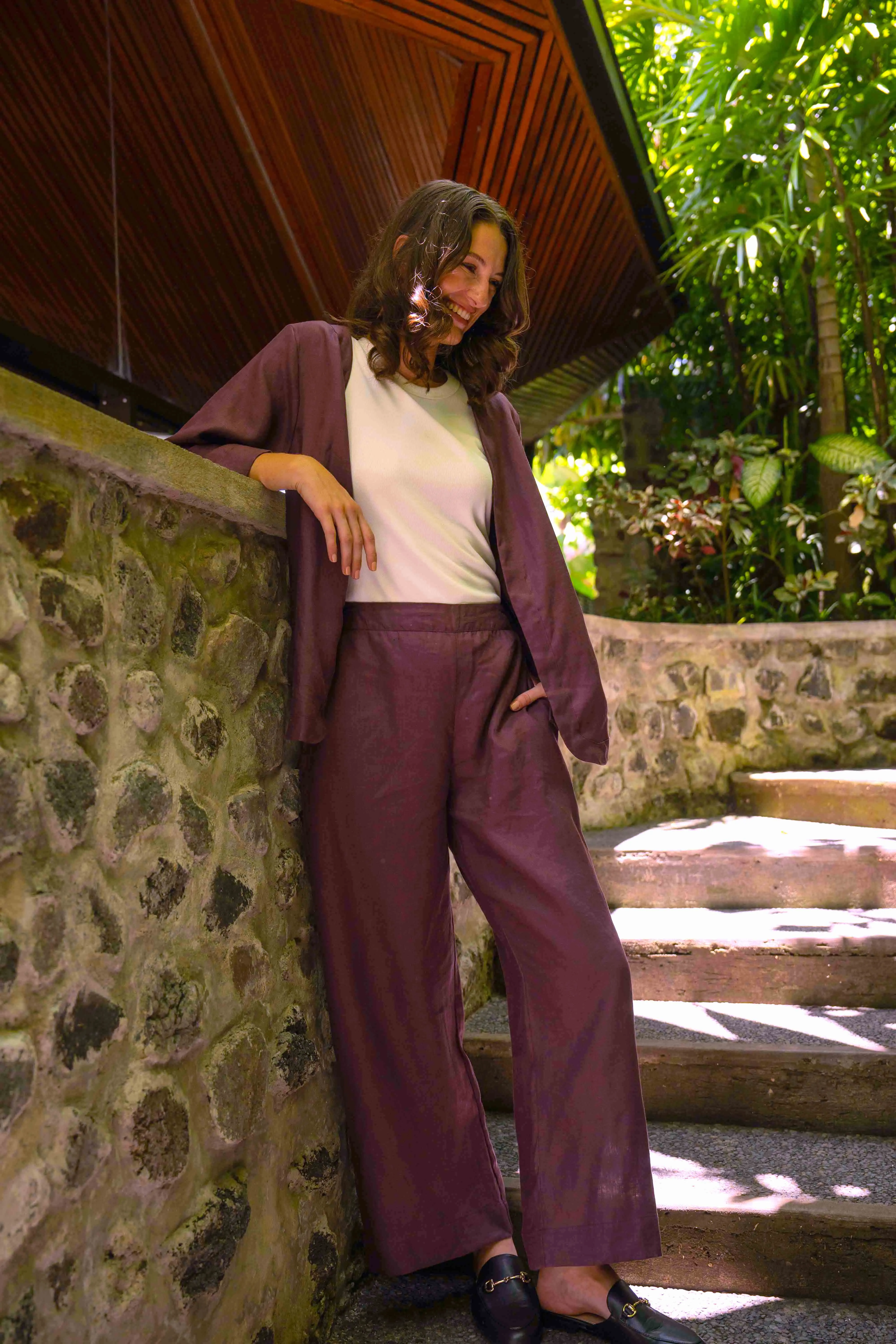 Camille Wide Leg Pant - COMBINED LISTING sold by Adrift product image thumbnail 4