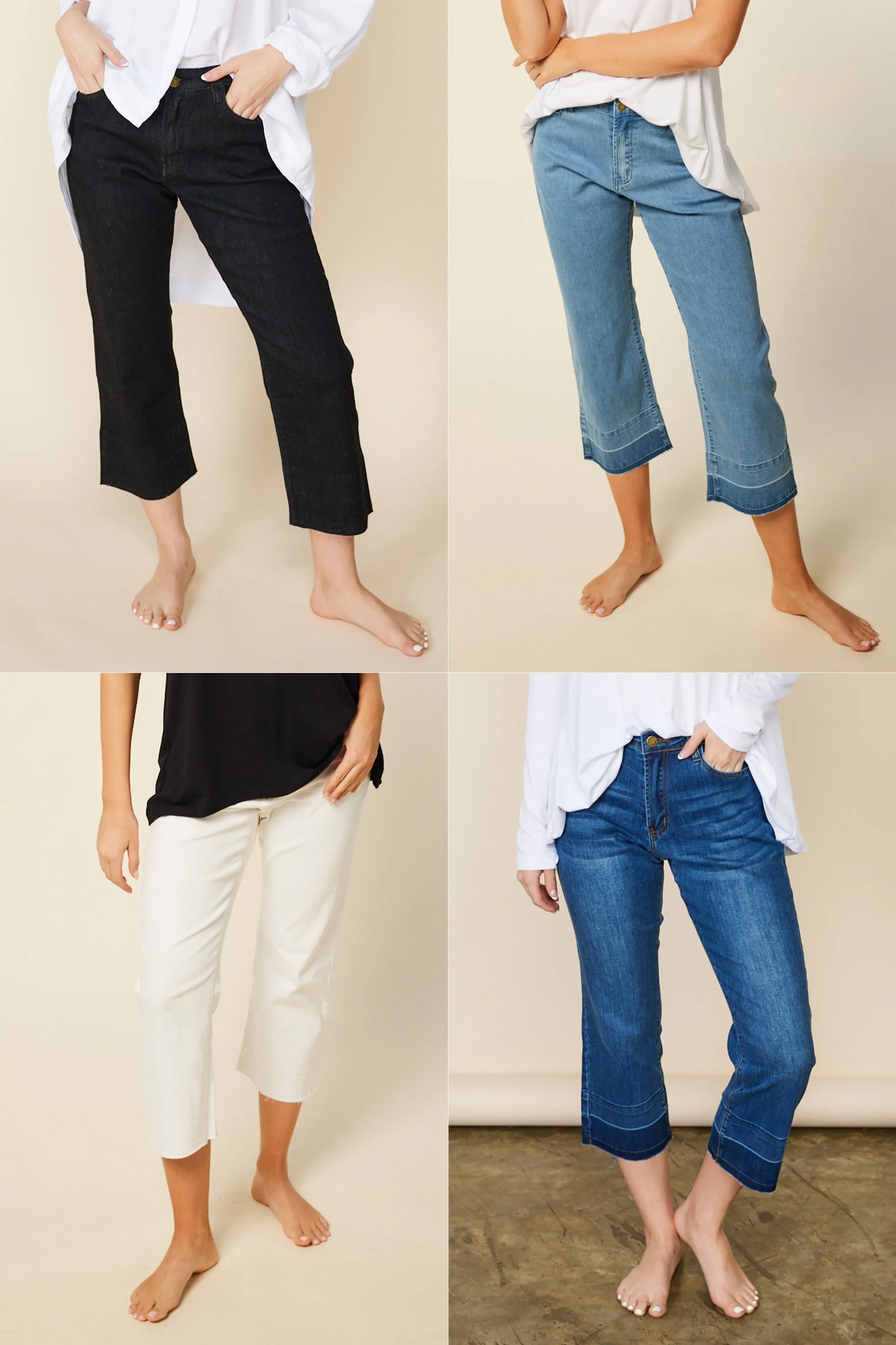 The Cropped Straight Leg Jean Bundle sold by Adrift product image thumbnail 2