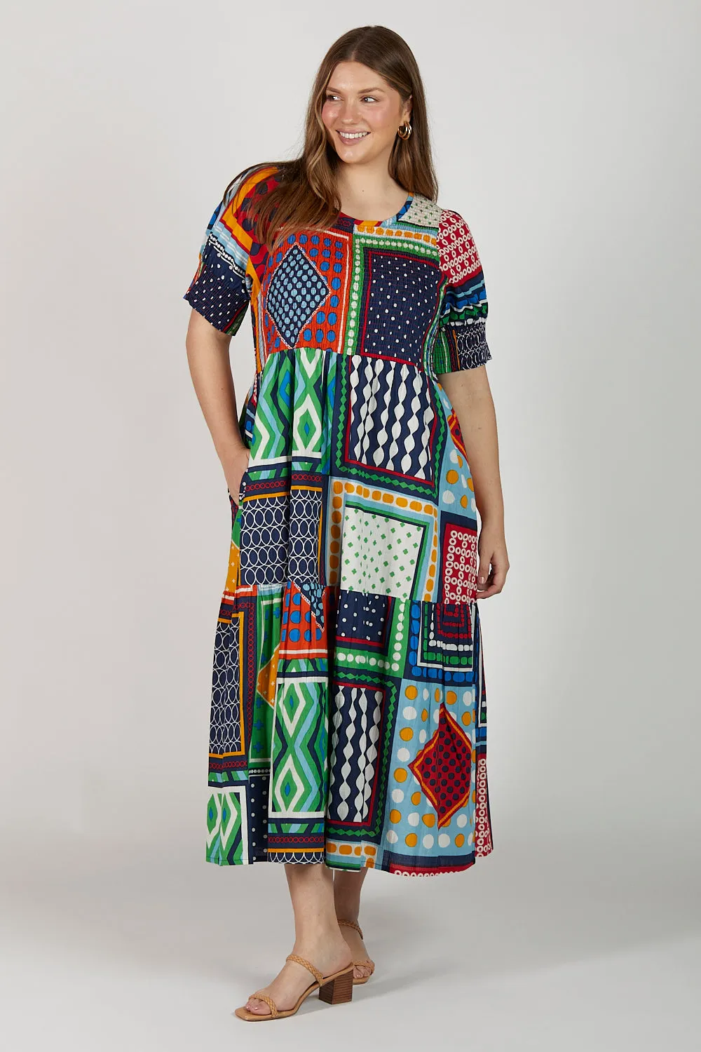 Minden Shirred Dress - COMBINED LISTING sold by Adrift product image thumbnail 5