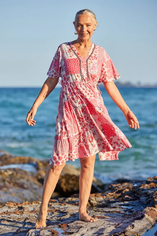 Iris Mini Dress in The Cotswolds sold by Adrift