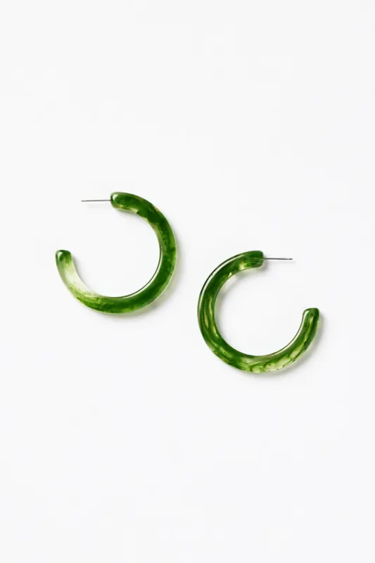 Yara Earrings in Green sold by Adrift