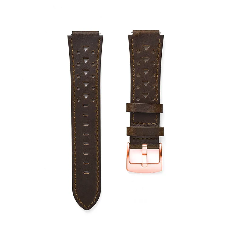 HORWEEN RACING - BROWN [Rosegold Buckle] sold by Aigi Time