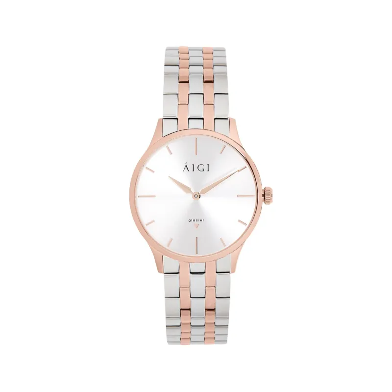 GLACIER ROSE 36MM - TWO-TONE sold by Aigi Time