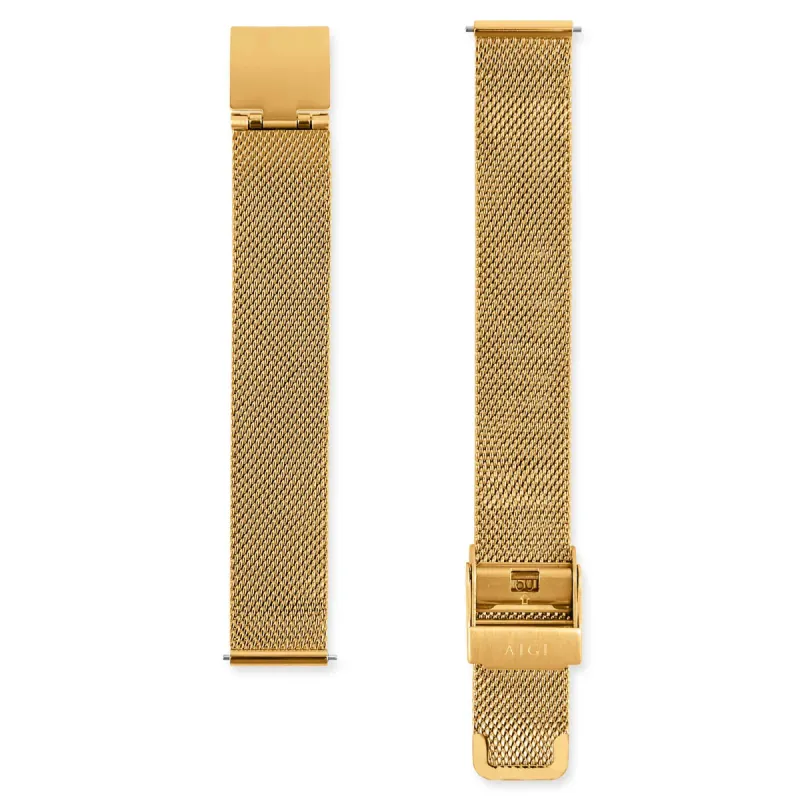 MESH 14MM PETITE - GOLD sold by Aigi Time