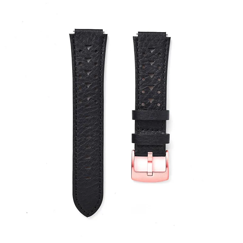 HORWEEN RACING - BLACK [Rosegold Buckle] sold by Aigi Time