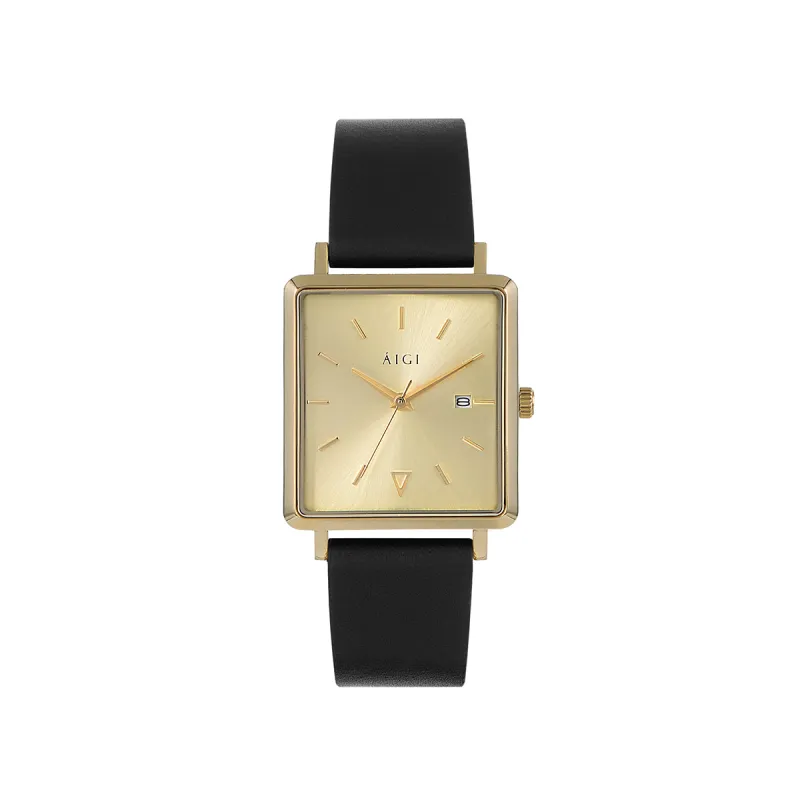 Polar Day - Black leather sold by Aigi Time